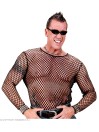 "80s / PUNK / ROCKER" Fishnet Shirt - black