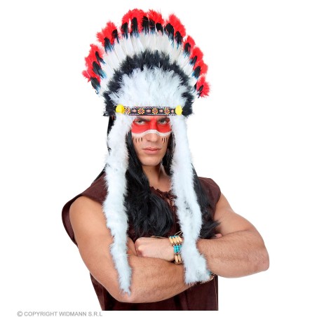 "RAGING BULL NATIVE INDIAN HEADDRESS"