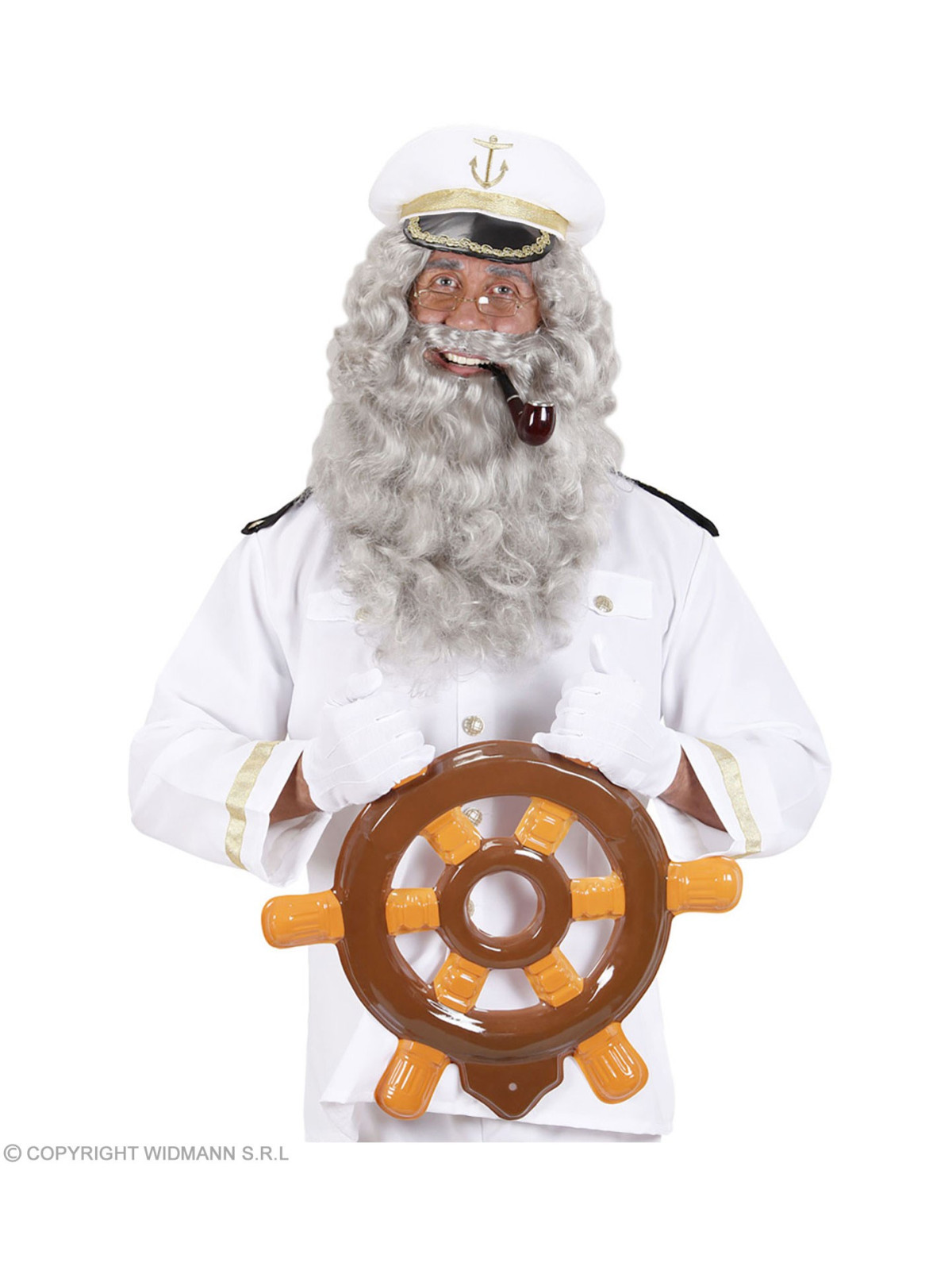 "GREY MULTICHARACTER BEARD" in box