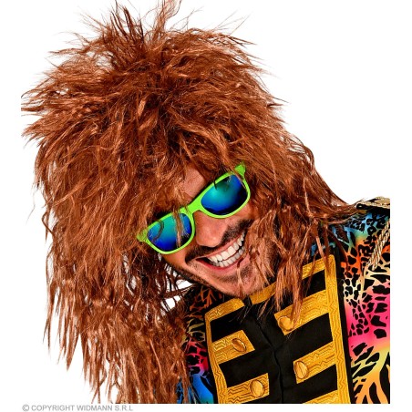 "80's NEON GLASSES WITH REVO LENSES" 4 colors assorted