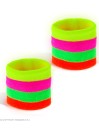 Pair of "MULTICOLOR NEON WRISTBANDS"