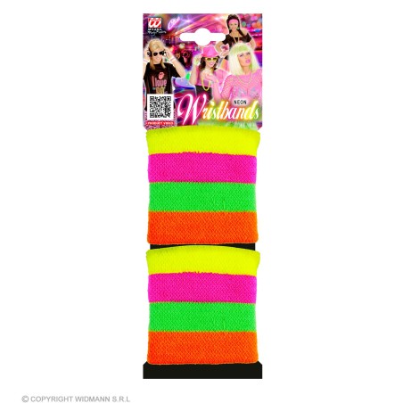 Pair of "MULTICOLOR NEON WRISTBANDS"