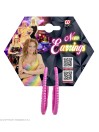 Pair of "NEON PINK EARRINGS"