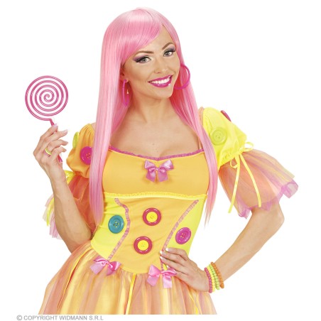 Pair of "NEON PINK EARRINGS"