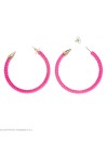 Pair of "NEON PINK EARRINGS"