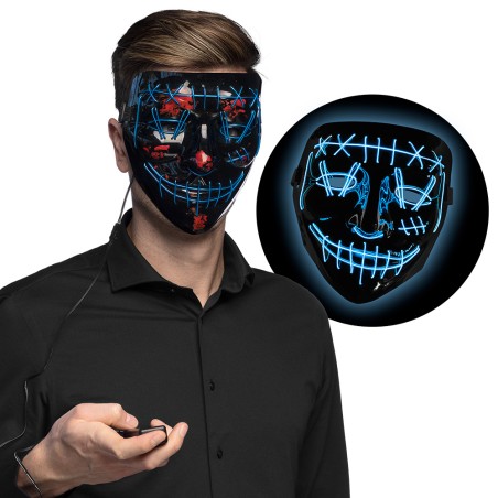 LED killer mask siniste tuledega