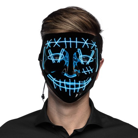 LED killer mask siniste tuledega