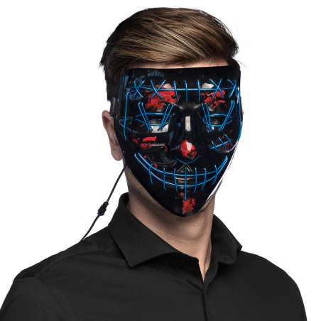 LED killer mask siniste tuledega