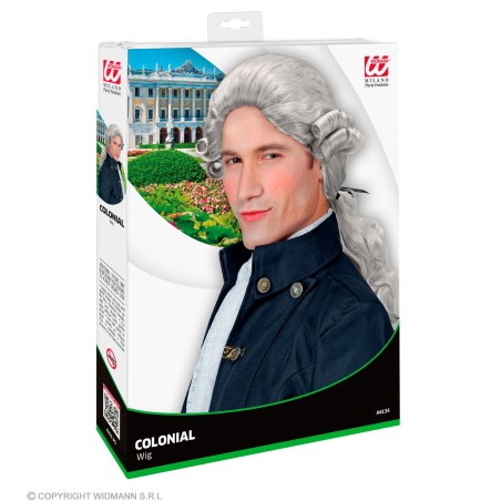 Ajaloolone parukas patsiga Colonial | Maskeraad