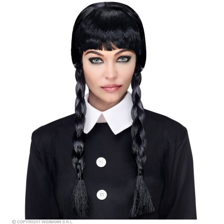 Must patsidega ja tukaga parukas | Maskeraad