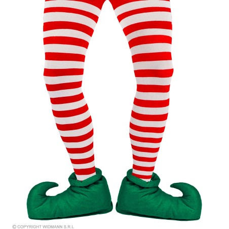 Rohelised jõulu sussikesed jalanõude peale | Maskeraad