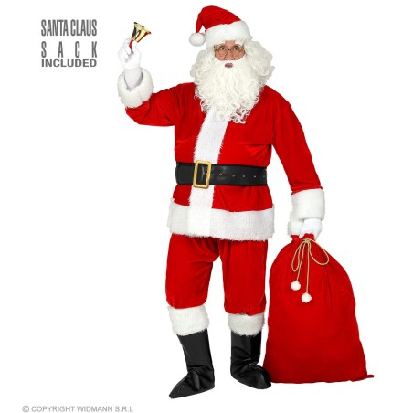 Sametist jõuluvana kostüüm 2XL/3XL | Maskeraad