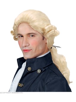 Barokk patsiga blond parukas