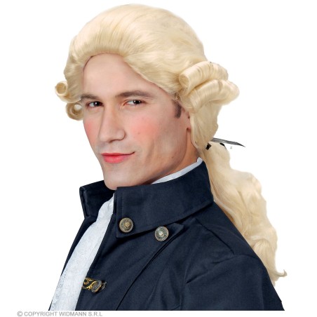 Barokk patsiga blond parukas