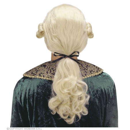 Barokk patsiga blond parukas