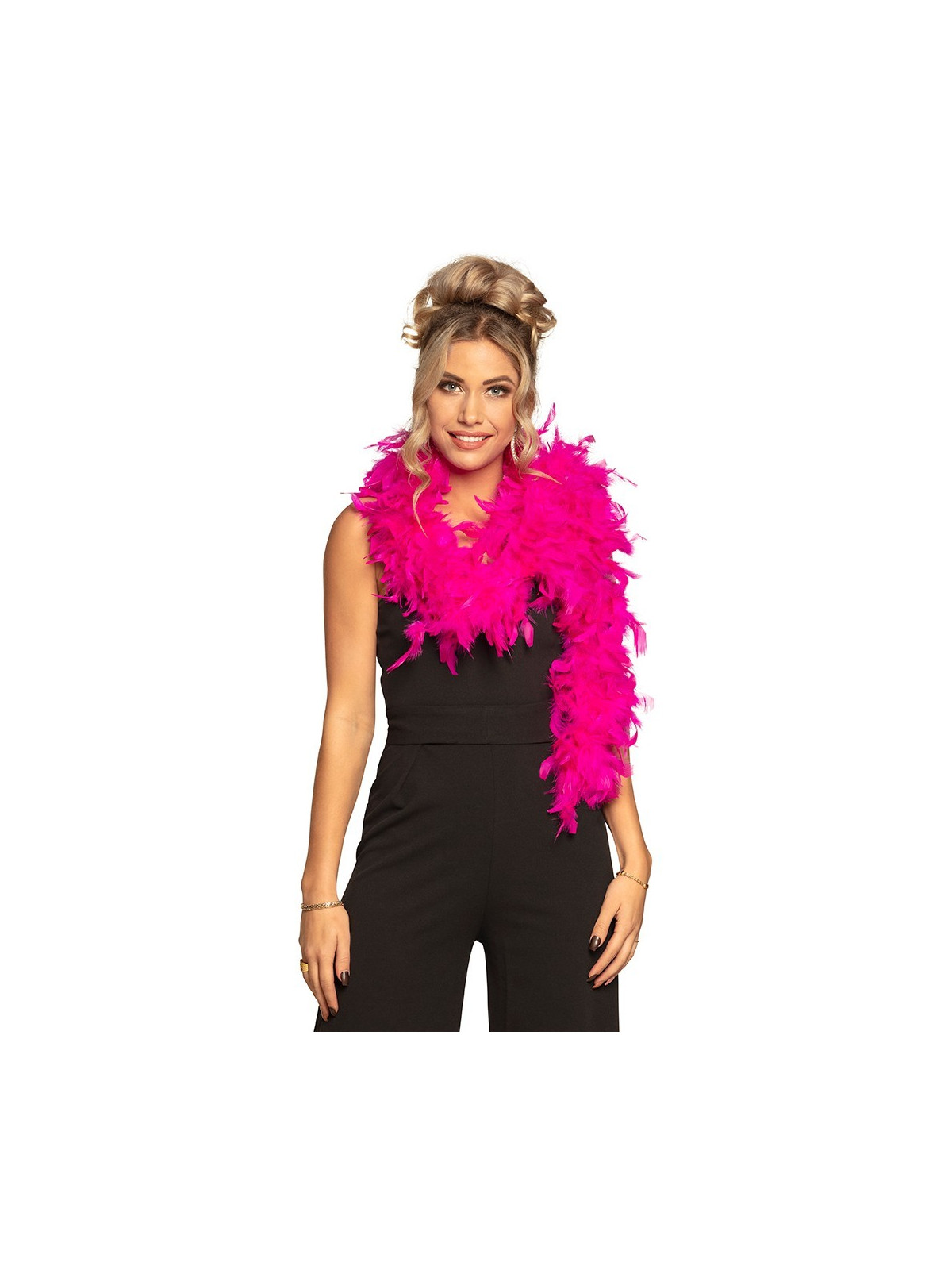 Fuksiaroosa boa 180cm