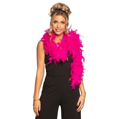 Fuksiaroosa boa 180cm