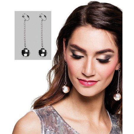 Diskopall kõrvarõngas klõpsuga