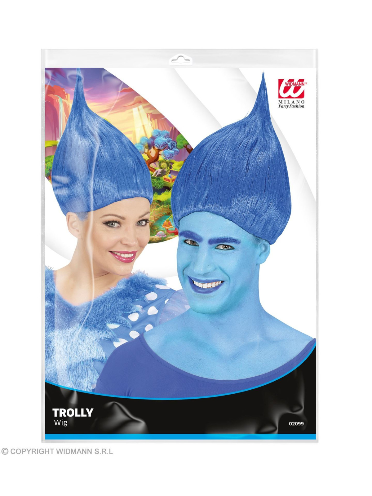 Sinine trolli parukas | Maskeraad