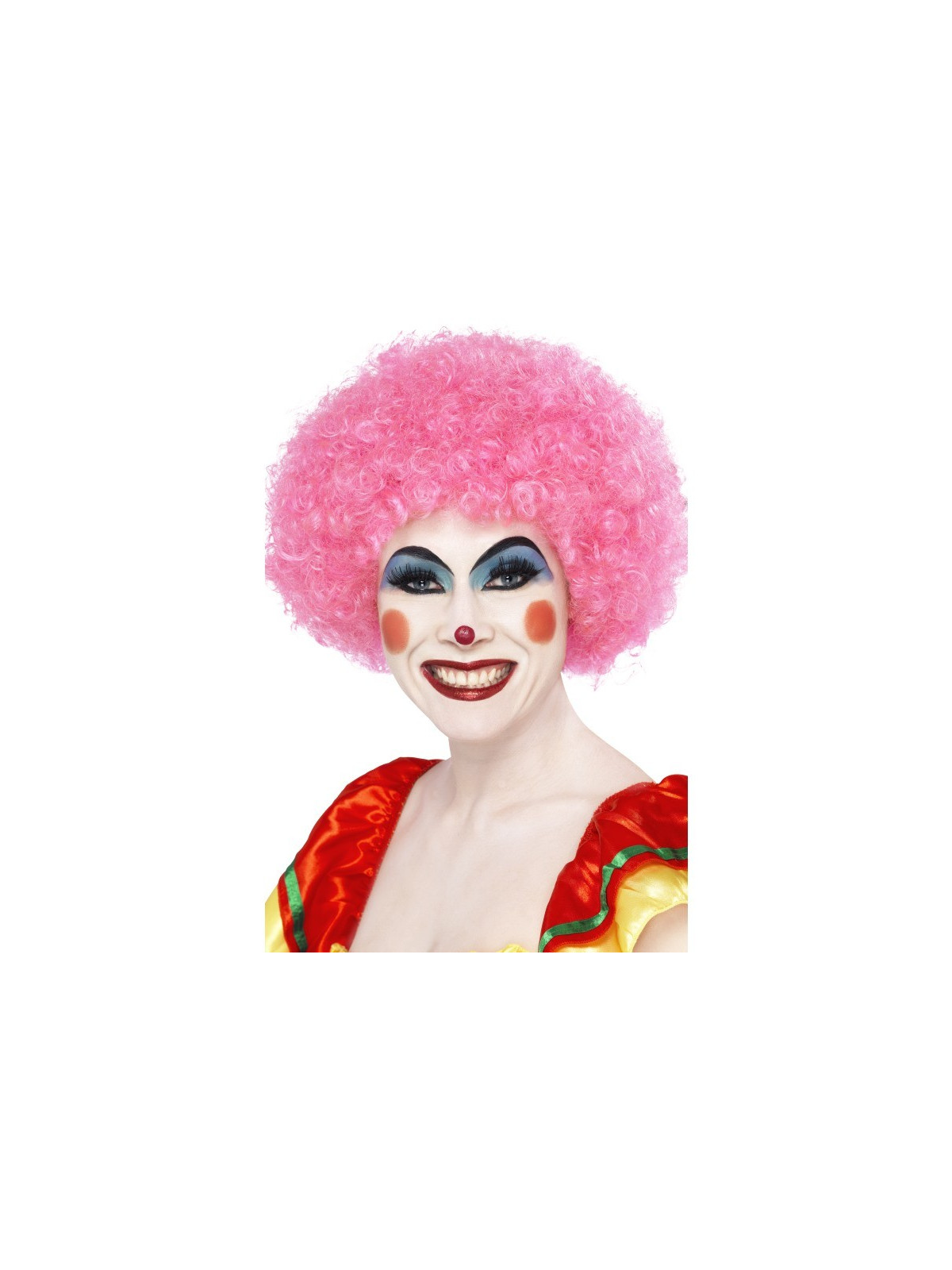 Roosa klouni parukas | Maskeraad