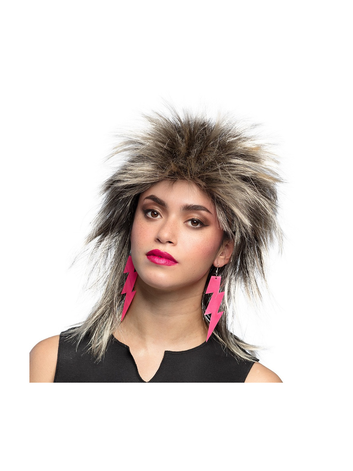 Rippuvad kõrvarõngad roosa välk | Maskeraad