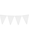Dekoratsioon- valged lipukesed 10m.