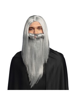 Hall pikk habe ja parukas