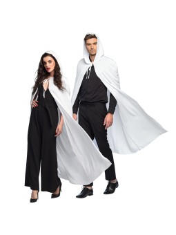 Valge keep kapuutsiga