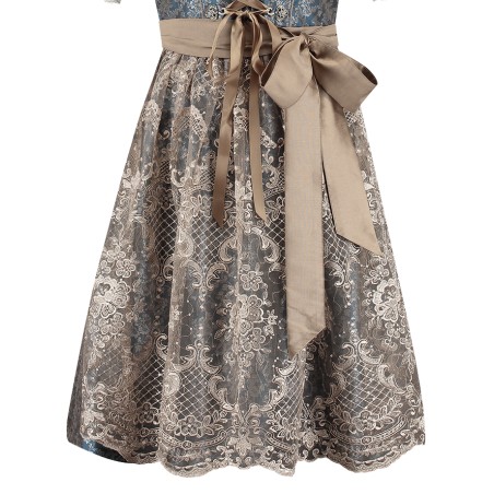 Kuninglik sinine Baieri kleit kuldse põllega | Maskeraad