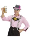 Oktoberfesti baieri kaabu roosa paela ja sulega | Maskeraad