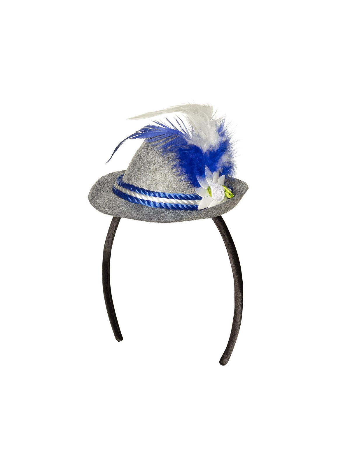 Väike saksa kaabu peavõrul sinise kaunistusega