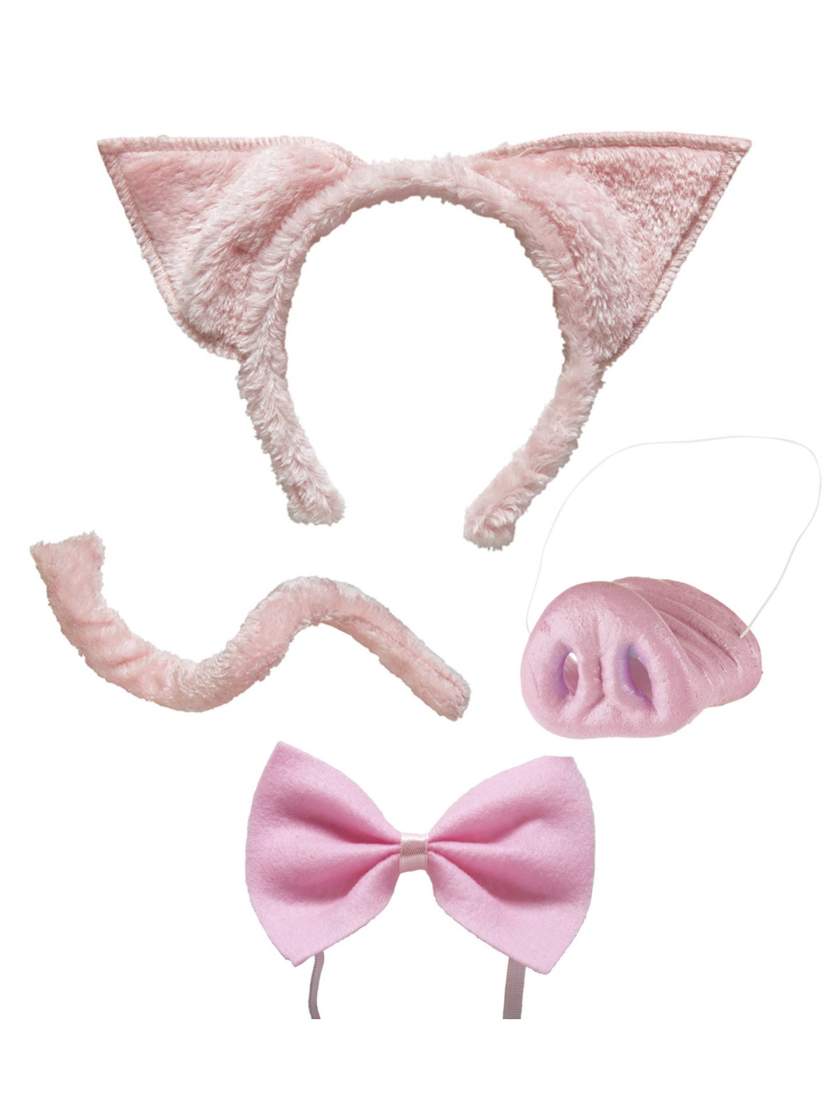 Komplekt notsu kõrvad, saba, kärss ja lips