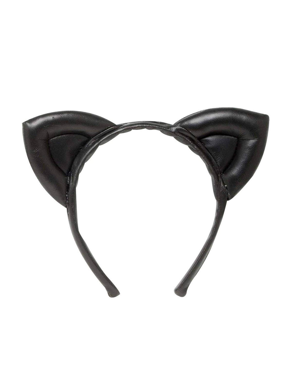 Kassi mustad kunstnahast kõrvad peavõrul