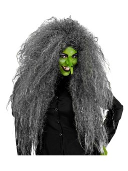 Mega suur kohev hall parukas