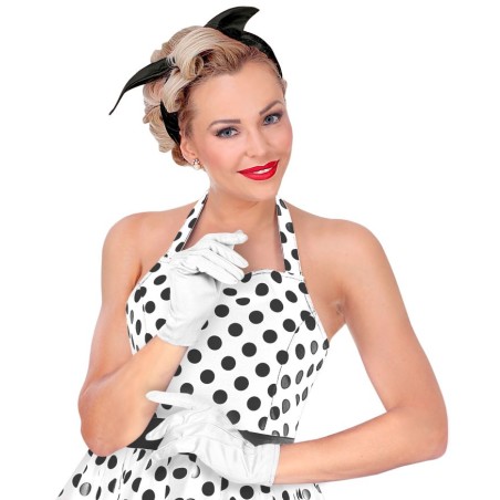 Valged õhukesed kindad L | Maskeraad