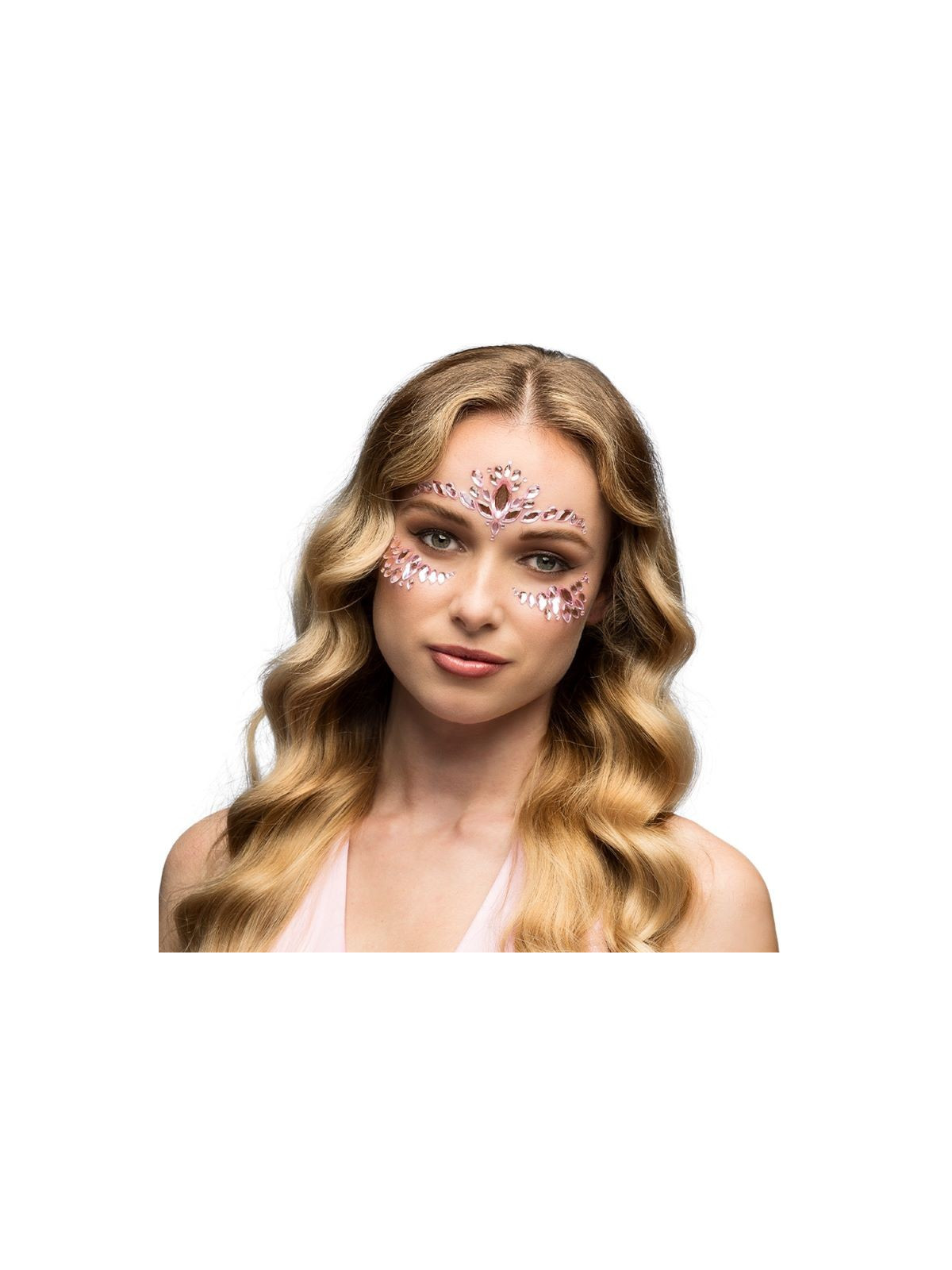 Näo kleebitavad kristallid 3 värvi