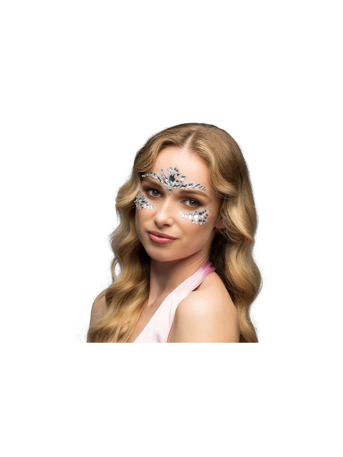 Näo kleebitavad kristallid 3 värvi