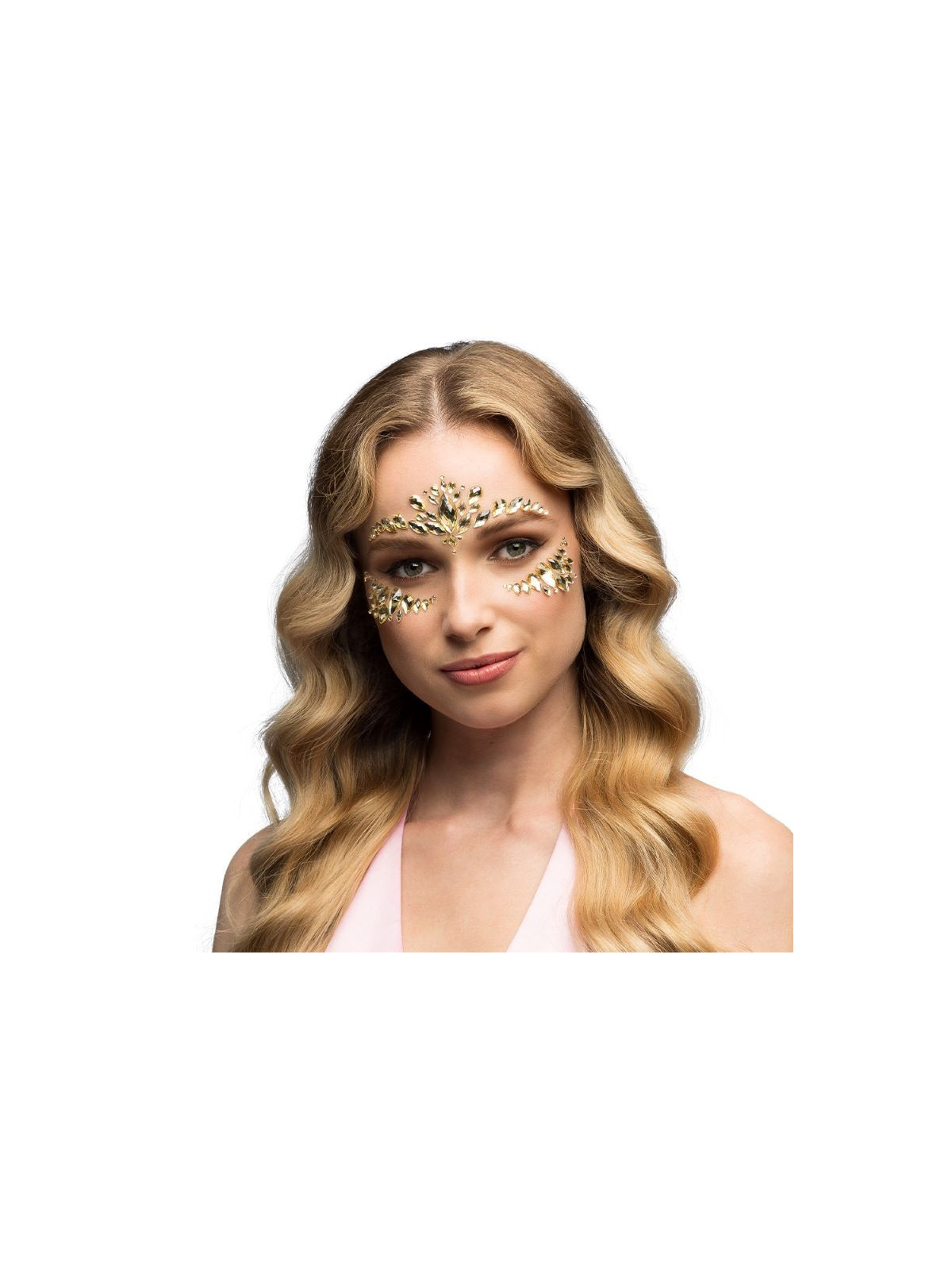 Näo kleebitavad kristallid 3 värvi