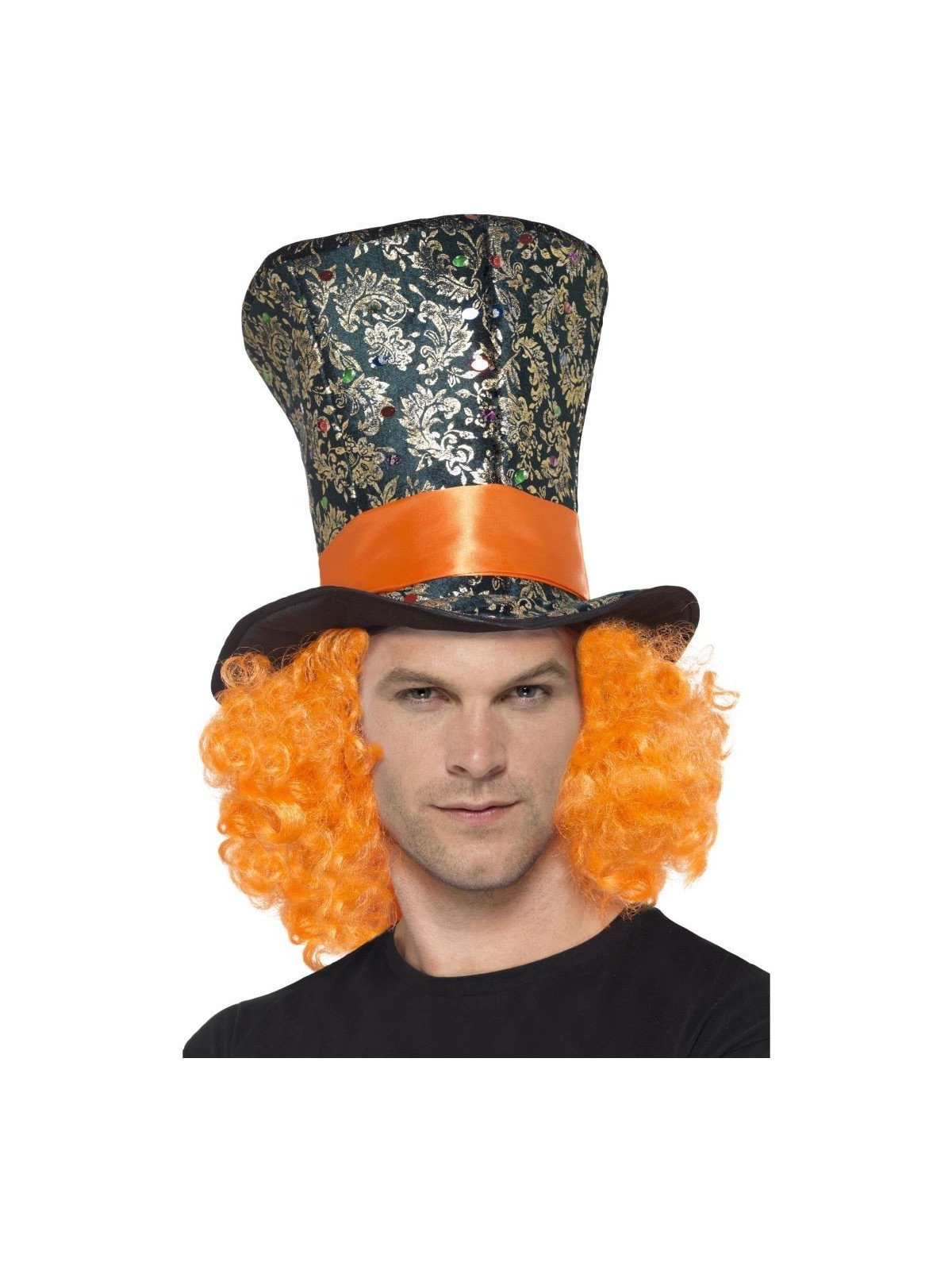 Kübarsepa müts oranži lindiga