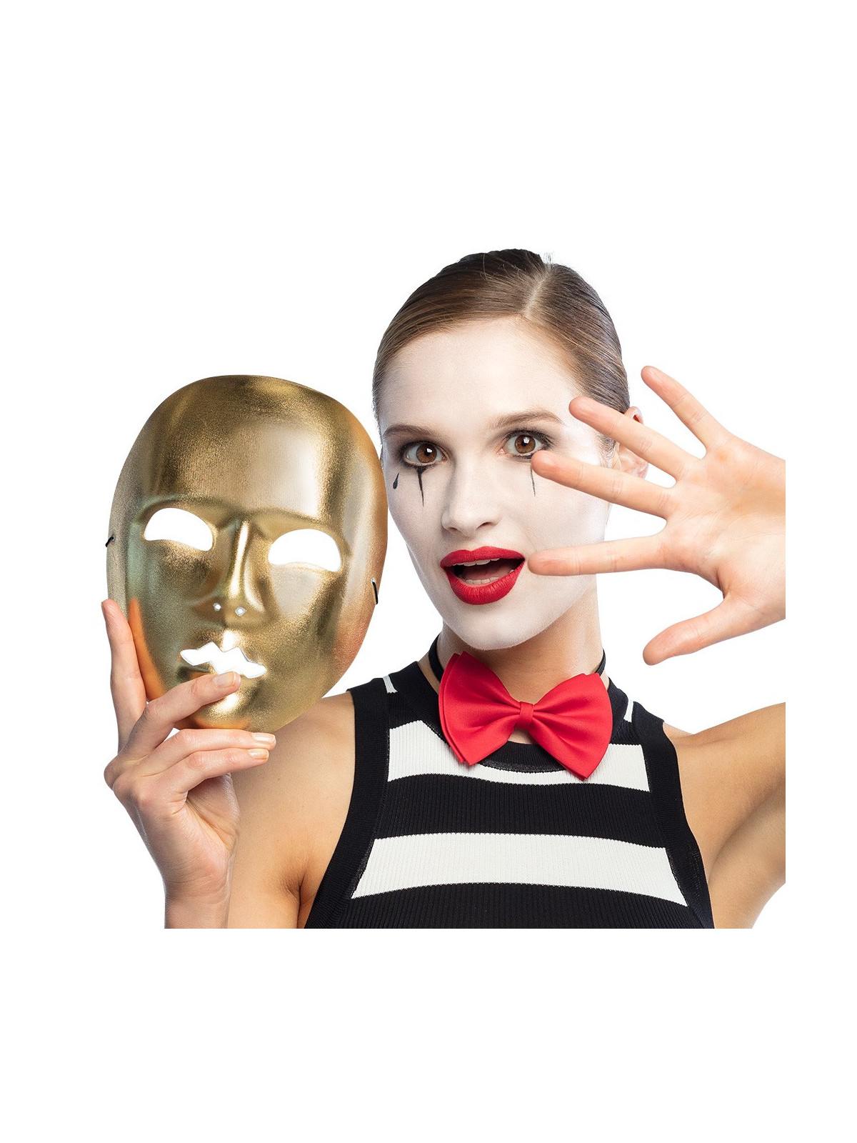 Kuldne miimi mask | Maskeraad