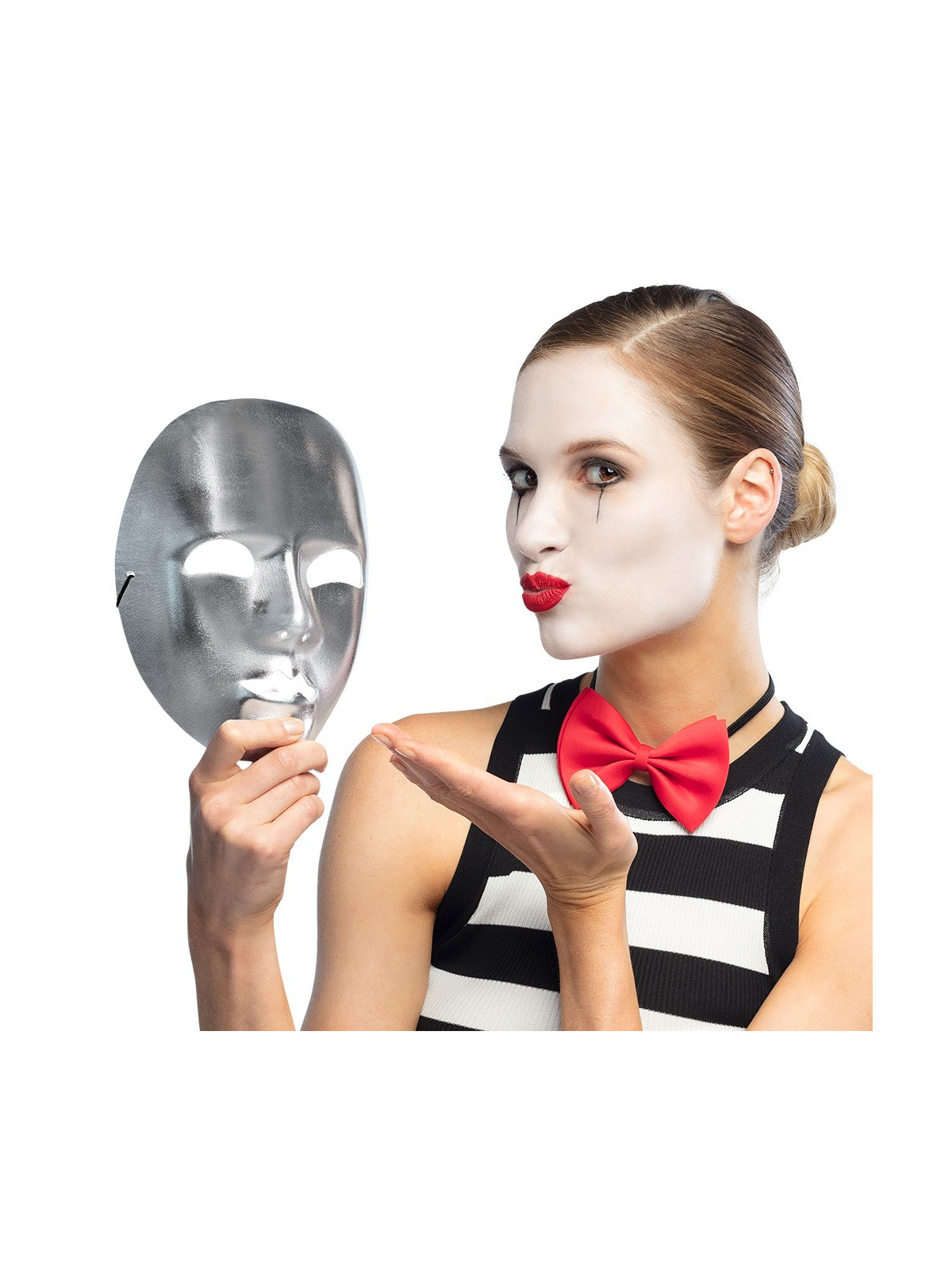 Hõbedane miimi mask | Maskeraad