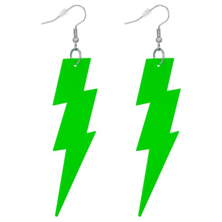 Neoonrohelised kõrvarõngad välgu nooled | Maskeraad