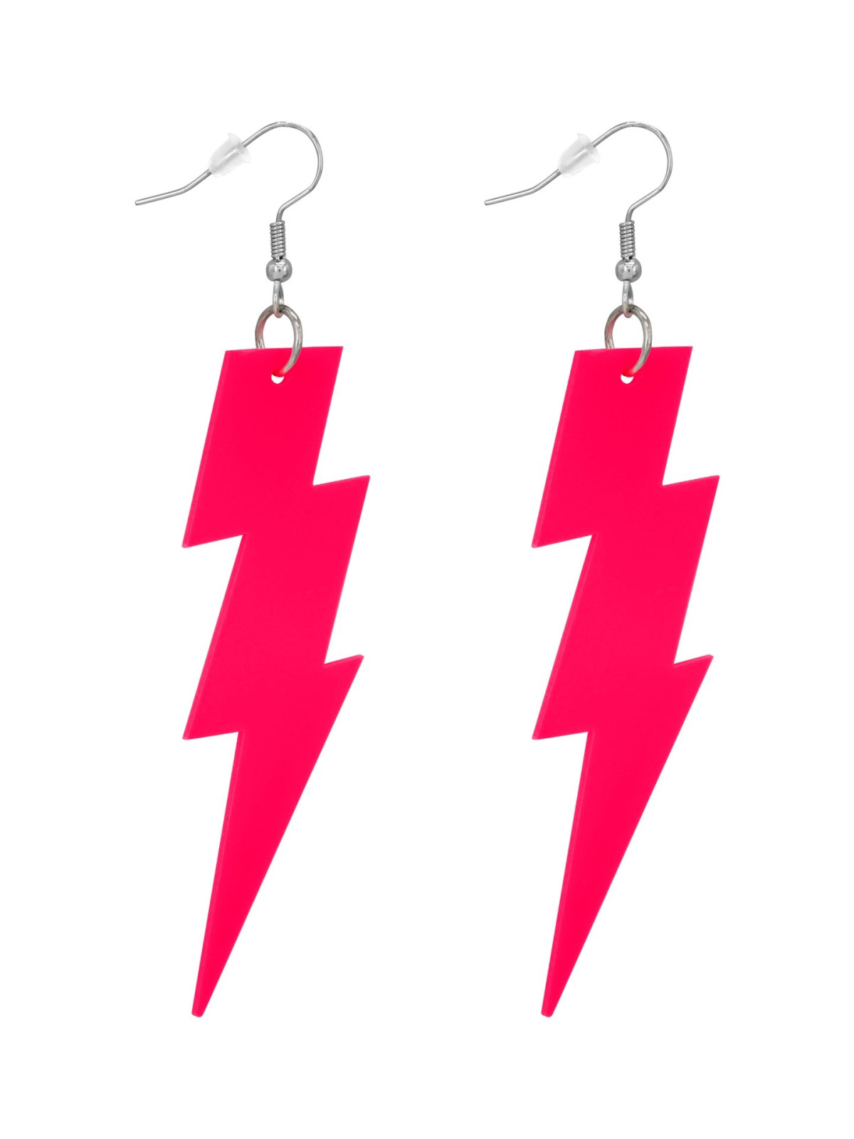 Neoonroosad kõrvarõngad välgu nooled | Maskeraad