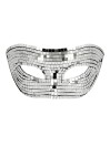 Hõbedaste peeglitega mask