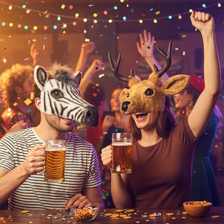 Hirve täismask sarvedega