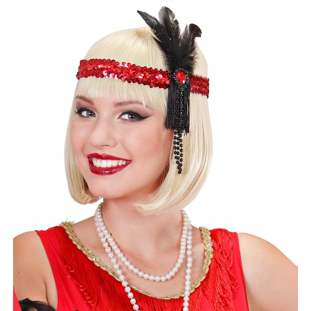 20-30ndate punane litter peaehe sulgede ja pärlitega