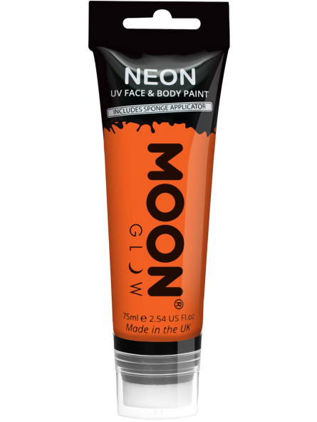 Oranž Moon Glow intensiivne neoon UV kehavärv