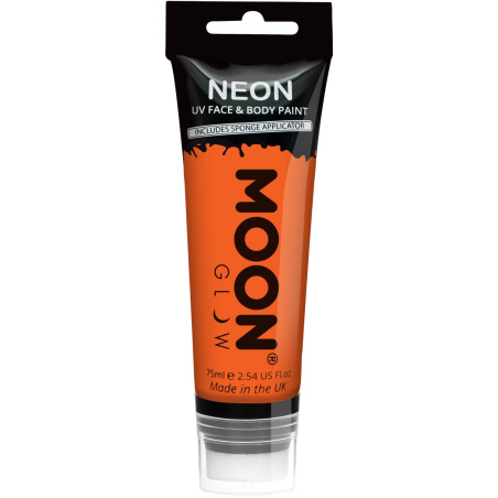 Oranž Moon Glow intensiivne neoon UV kehavärv