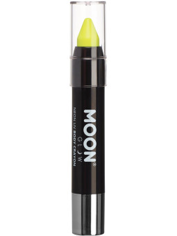 Moon Glow neoon pastell kollane UV näo/kehavärvi kriit