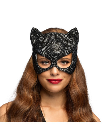 Kassi mask miraaž mustade kristallidega